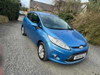 Used Ford Fiesta Zetec 2009 Blue Hatchback