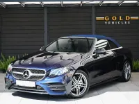 Used Mercedes E220 AMG Line Premium 194 HP (142 kW) 2018 Blue Cabriolet