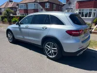 Used Mercedes GLC220 AMG line 170 HP (125 kW) 2018 Silver SUV