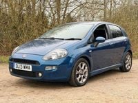 Used Fiat Punto 77 HP (56 kW) 2013 Blue Hatchback