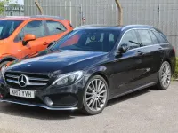 Usado Mercedes C220 AMG Line Premium 2017 Preto Carrinha