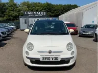 Used Fiat 500 Pop 69 HP (50 kW) 2010 White Hatchback