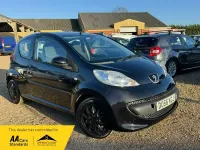 Used Peugeot 107 68 HP (50 kW) 2006 Black Hatchback
