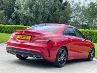 Used Mercedes CLA220 AMG line 2017 Red Coupe