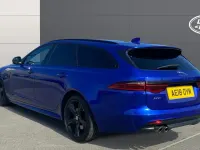 Used Jaguar XF R-Sport 180 HP (132 kW) 2018 Caesium blue Estate
