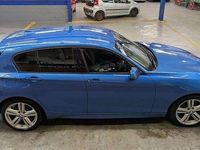 Used BMW 120 M Sport 184 HP (135 kW) 2015 Blue Hatchback