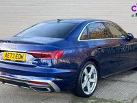 Used Audi A4 S-Line 204 HP (150 kW) 2023 Blue Sedan