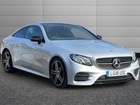 Used Mercedes E300 AMG Line Premium 245 HP (180 kW) 2018 Iridium silver Coupe