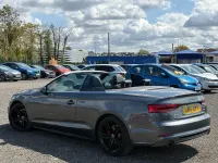 Used Audi A5 Cabriolet S-Line 187 HP (137 kW) 2017 Grey Cabriolet