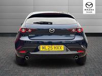 Begagnad Mazda 3 Exclusive-Line 2025 Blå Halvkombi