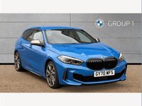 Used BMW M135 Comfort Edition 306 HP (225 kW) 2020 Blue Hatchback