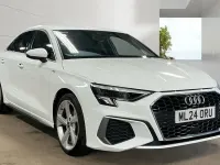 Used Audi A3 S-Line 110 HP (80 kW) 2024 White Sedan