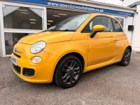 Used Fiat 500 S 69 HP (50 kW) 2015 Yellow Hatchback