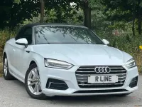 Used Audi A5 Cabriolet Sport 190 HP (139 kW) 2017 White Cabriolet