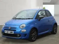 Used Fiat 500 S 69 HP (50 kW) 2017 Blue Hatchback