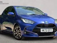 Used Toyota Yaris Design 116 HP (85 kW) 2023 Galactic blue Hatchback