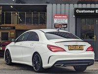 Used Mercedes CLA200 AMG line 156 HP (114 kW) 2018 White Sedan