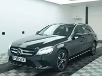 Used Mercedes C200 Premium 2019 Black Estate