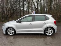 Used VW Polo R-line 105 HP (77 kW) 2013 Silver Hatchback