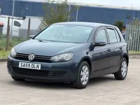 Used VW Golf VI S 105 HP (77 kW) 2009 Blue Hatchback