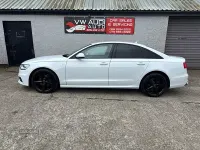 Used Audi A6 Black Edition 190 HP (139 kW) 2014 White Sedan