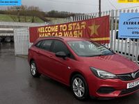 Used Vauxhall Astra Business Edition 130 HP (95 kW) 2021 Red Estate