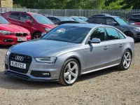 Used Audi A4 Black Edition 177 HP (130 kW) 2015 Grey Sedan