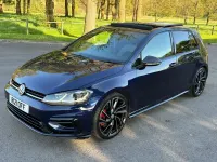 Begagnad VW Golf VII R 2018 Blå Halvkombi
