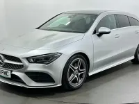 Used Mercedes CLA180 AMG line 136 HP (100 kW) 2021 Silver Coupe