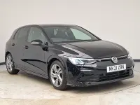 Used VW Golf VIII R-line 130 HP (95 kW) 2021 Black Hatchback