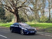 Used Mercedes E220 AMG line 2018 Blue Sedan