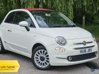 Used Fiat 500C Lounge 105 HP (77 kW) 2016 White Cabriolet