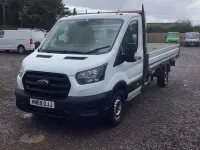 Used Ford Transit 130 HP (95 kW) 2019 White Pickup