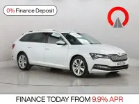 Used Skoda Superb SE L 218 HP (160 kW) 2021 White Estate