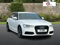 Used Audi A6 Black Edition 177 HP (130 kW) 2013 White Estate