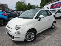 Used Fiat 500 Lounge 69 HP (50 kW) 2016 White Hatchback