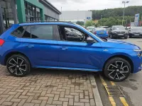 Used Skoda Kamiq Monte Carlo 81 HP (59 kW) 2023 Race blue metallic SUV