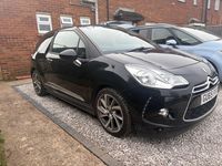 Begagnad Citroën DS3 Cabriolet 165 HK (121 kW) 2015 Svart Cab