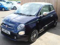 Used Fiat 500 Riva 85 HP (62 kW) 2017 Blue Hatchback