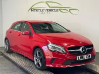 Używany Mercedes A180 Premium 2017 Czerwony Hatchback
