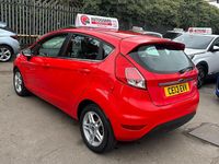 Used Ford Fiesta Zetec 2013 Red Hatchback
