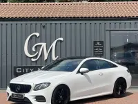 Used Mercedes E220 AMG line 194 HP (142 kW) 2018 White Coupe