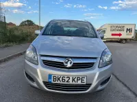 Used Vauxhall Zafira Design Edition 120 HP (88 kW) 2012 Silver MPV