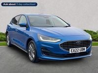 Used Ford Focus Titanium 125 HP (91 kW) 2022 Blue Hatchback