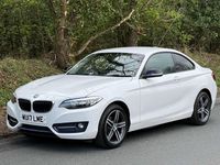 Used BMW 218 Sport Line 2017 White Coupe