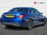 Used Mercedes C220 AMG Line Premium 2020 Blue Sedan