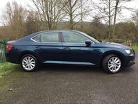 Used Skoda Superb SE 150 HP (110 kW) 2017 Blue Hatchback