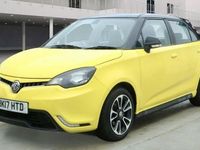 Used MG MG3 106 HP (77 kW) 2017 Yellow Hatchback
