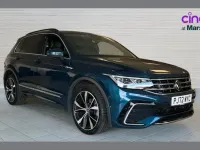 Used VW Tiguan R-line 150 HP (110 kW) 2022 Blue SUV