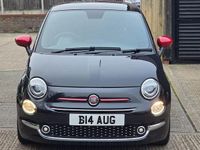 Used Fiat 500 Red 2022 Black Hatchback
